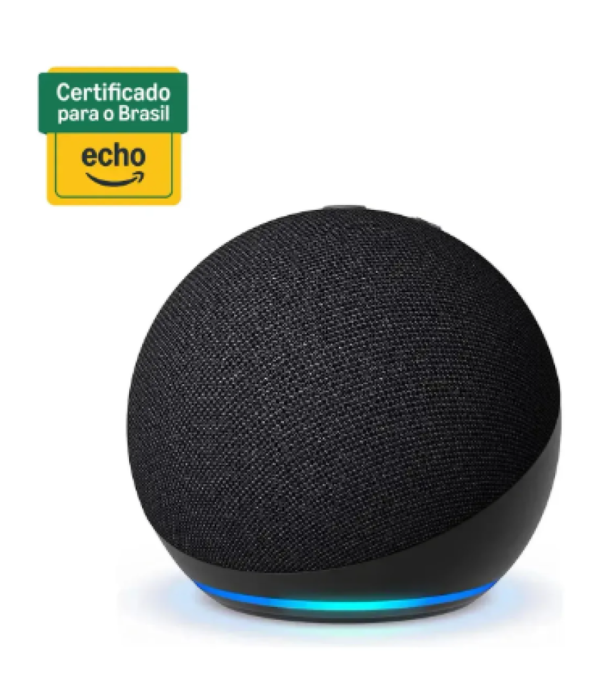 Amazon Echo Dot 5th Gen com assistente virtual Alexa