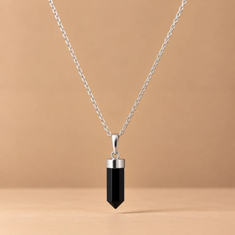 Colar Quartzo Preto