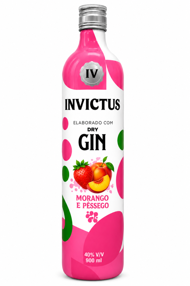 Invictus Morango e Pêssego 900ml