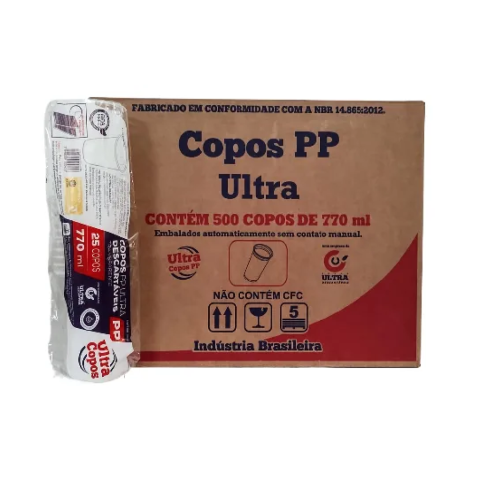 Copo Ultra 770 ML (PP) CX C/500
