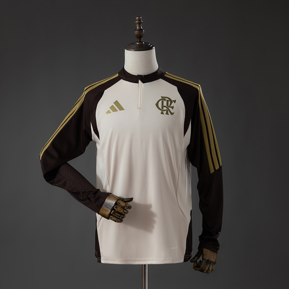 Camisa manga longa do Flamengo temporada 2026/27