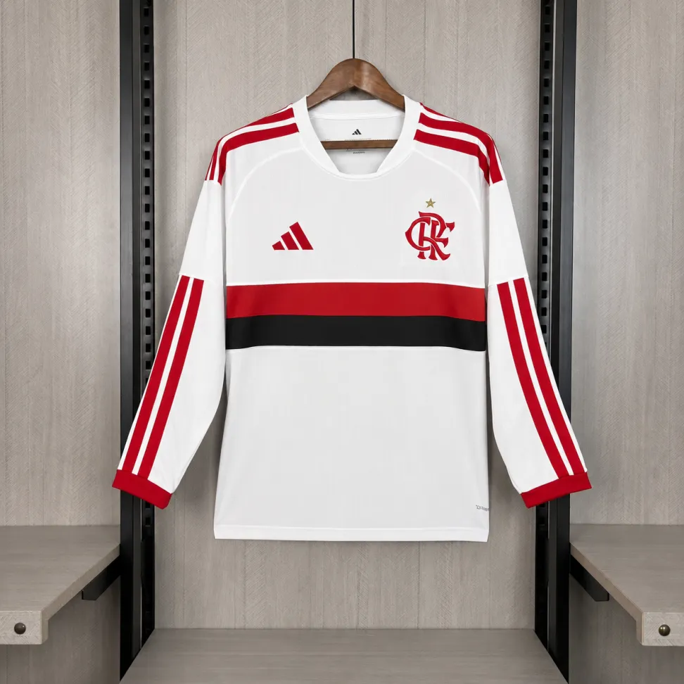Camisa manga longa do Flamengo temporada 2026/27
