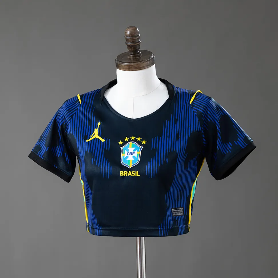 Camisa Cropped do Brasil 2026