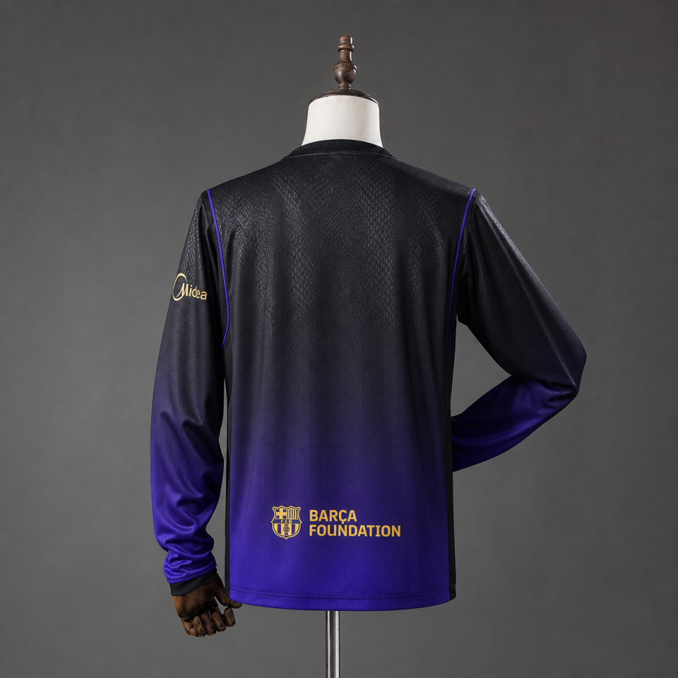 Camisa manga longa do Barcelona temporada 2026/27