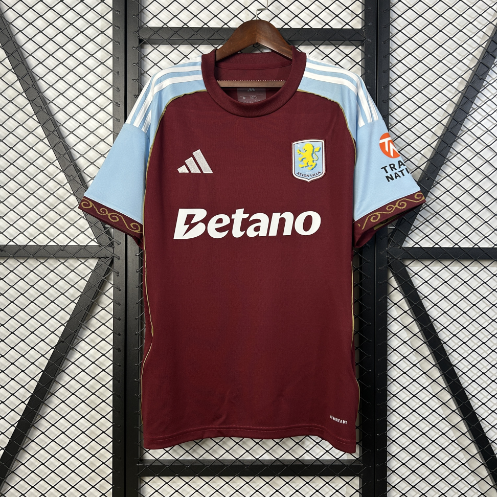 Camisa do Aston Villa temporada 2025/26