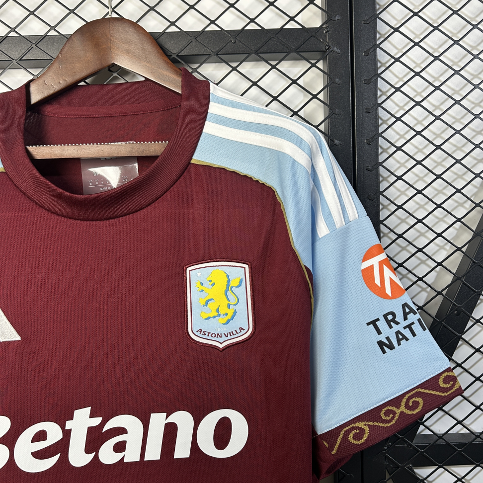 Camisa do Aston Villa temporada 2025/26