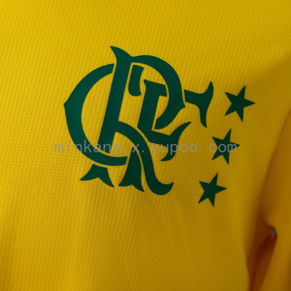 Camisa amarela do Flamengo assinada pelo zico temporada 2026/27 - #3