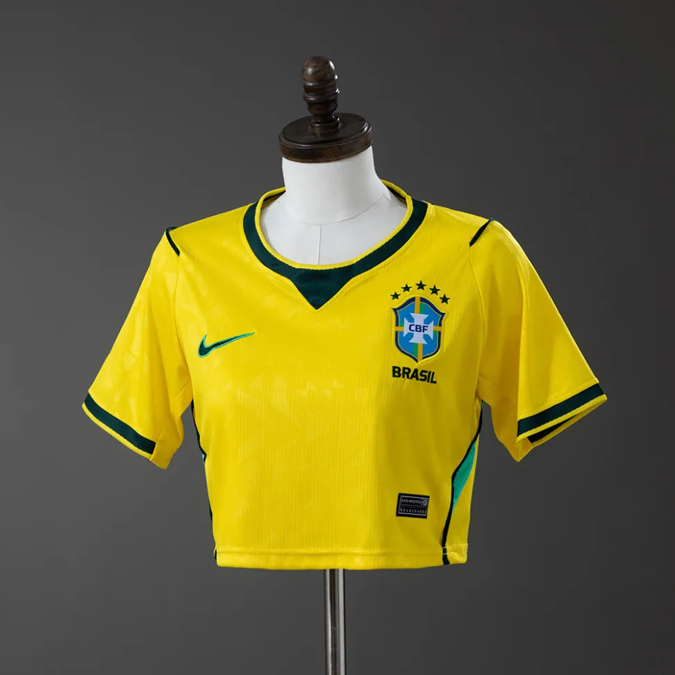 Camisa Cropped do Brasil 2026