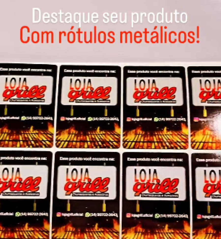 Adesivo Metalizado