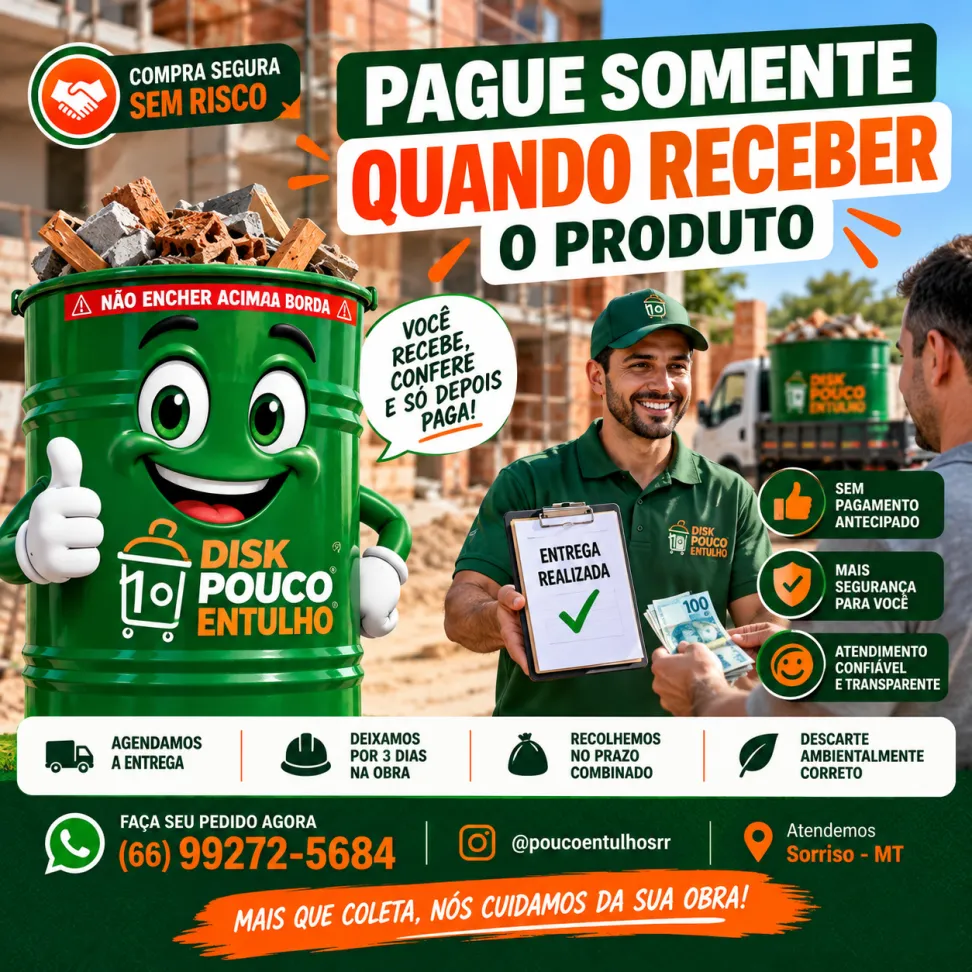 2 COLETORES DE ENTULHO 200 LITROS(3 DIAS ÚTEIS) - #4