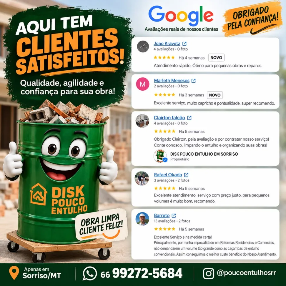 1 COLETOR DE ENTULHO 200 LITROS(3 DIAS ÚTEIS) - #3