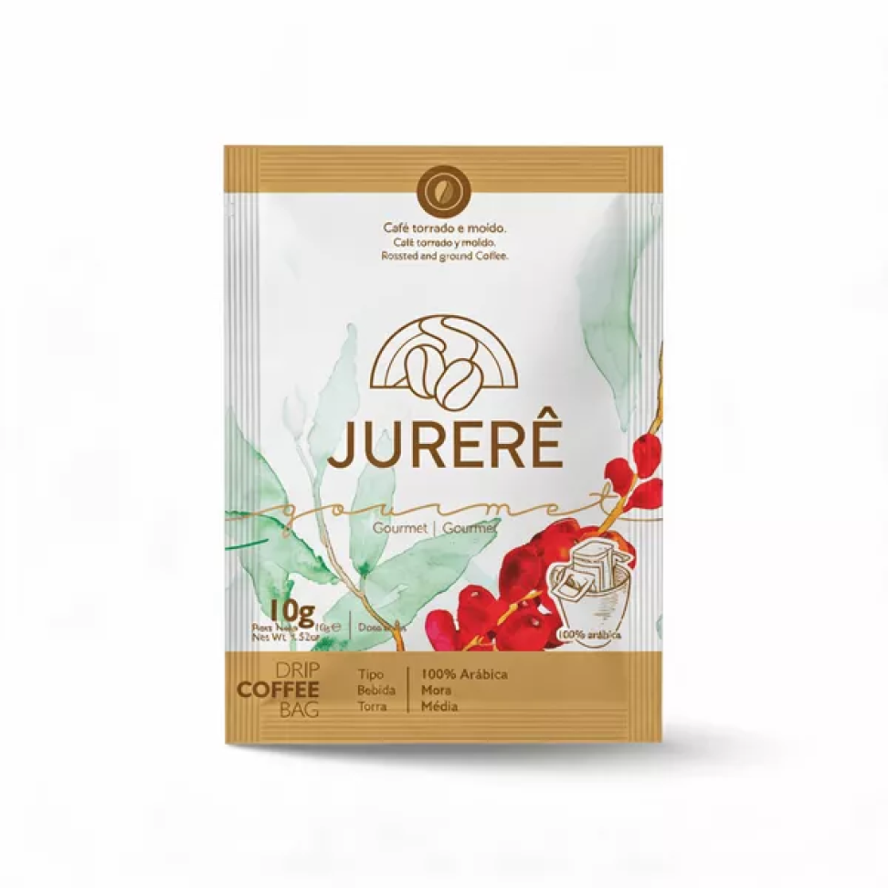 Café Jurerê Linha Gourmet Drip Coffee Bag Jurerê Gourmet e Jurere Orgânico Gourmet 100Gr - 10 Un de 10g - #4
