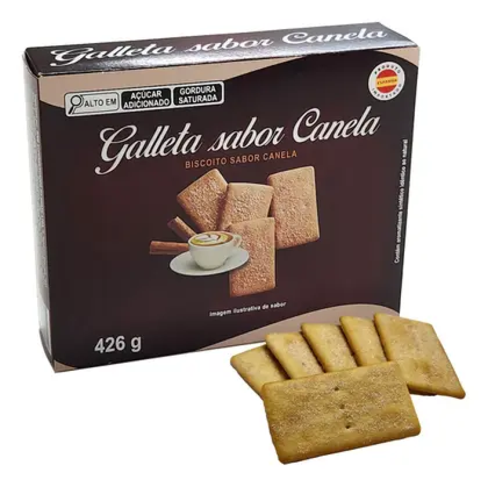 Biscoito Sabor Canela Galleta - Importado Da Espanha