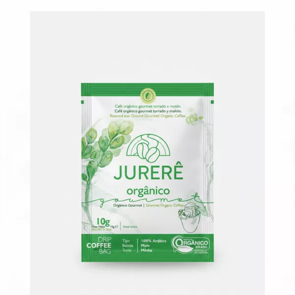 Café Jurerê Linha Gourmet Drip Coffee Bag Jurerê Gourmet e Jurere Orgânico Gourmet 100Gr - 10 Un de 10g - #5