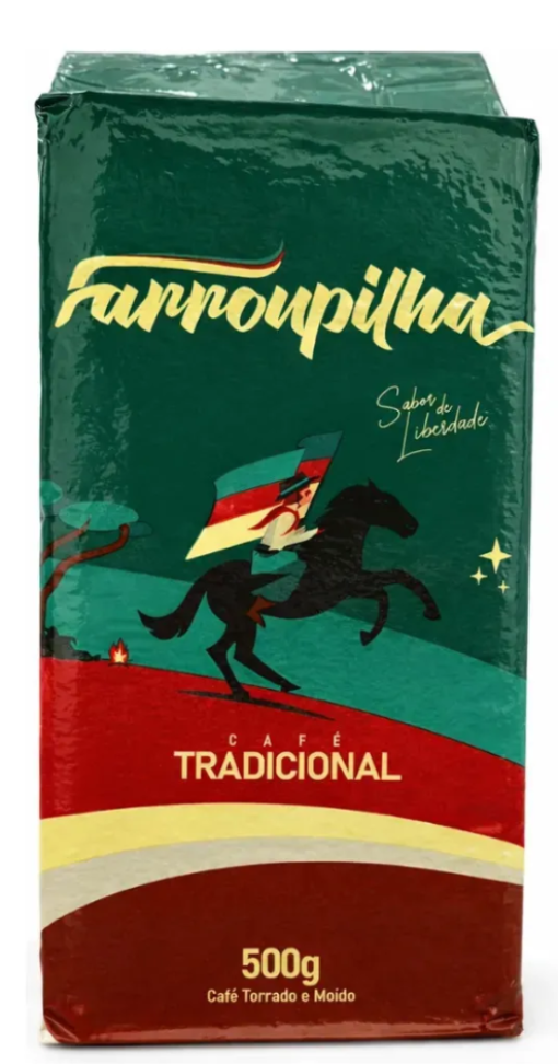Café Tradicional Moído Torrado Farroupilha Vácuo 500g