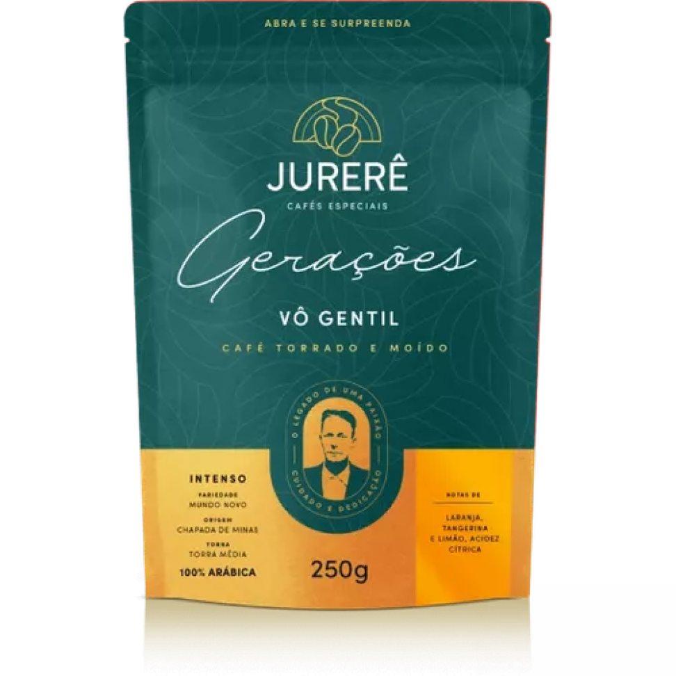Café Jurerê Linha Gerações Torrado Em Grãos 250g