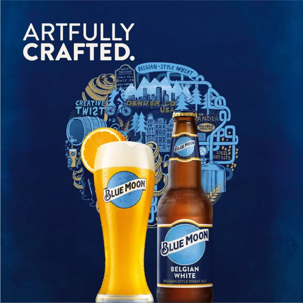 Cerveja Belga Blue Moon (importada) Garrafa 355ml - Unidade - #3