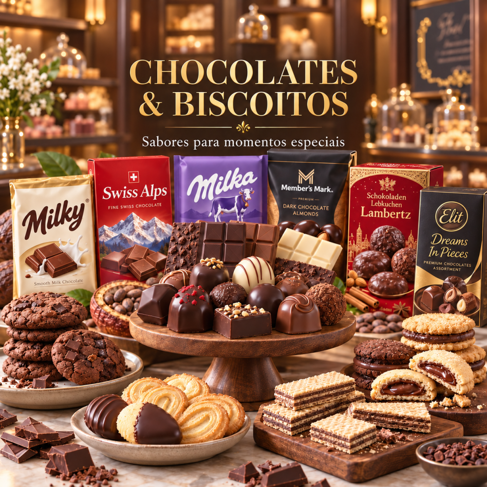 Chocolates e Biscoitos