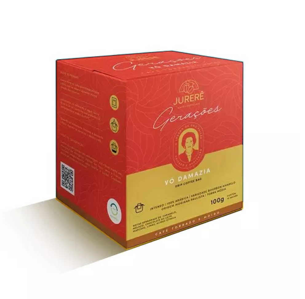 Café Jurerê Linha Gerações Drip Coffee Bag 100g - 10Un de 10g - #6
