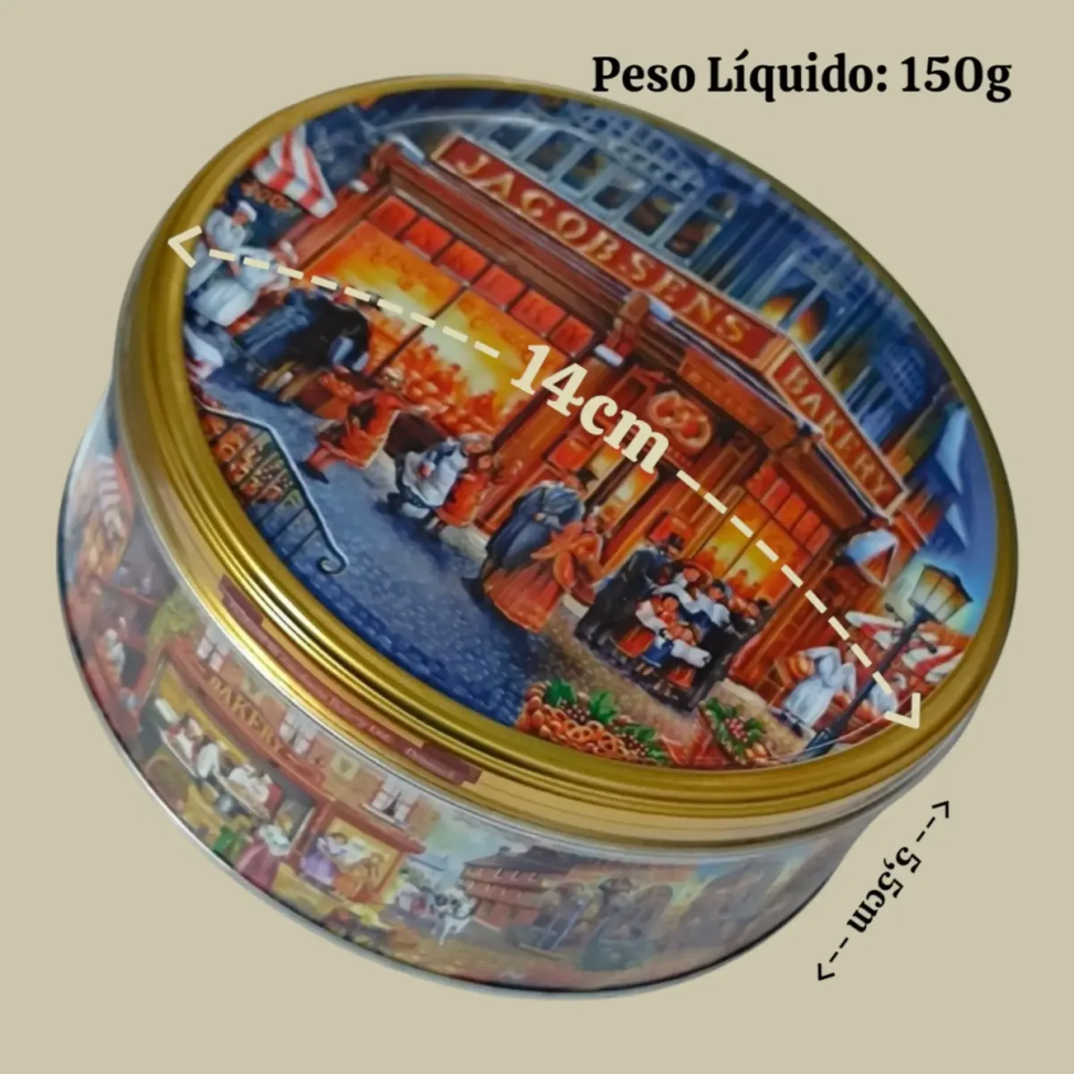 Biscoitos Amanteigados Lata Cookies Jacobsens Bakery 150g - #9