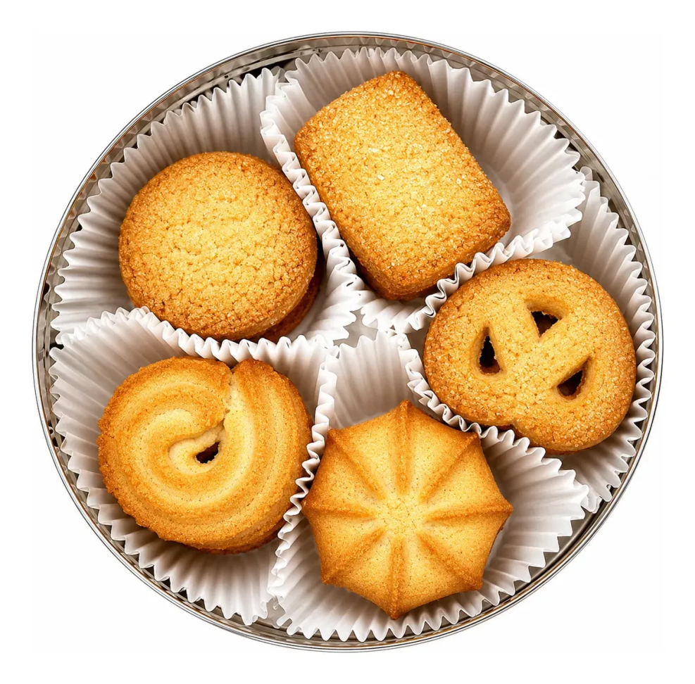 Biscoitos Amanteigados Lata Cookies Jacobsens Bakery 150g