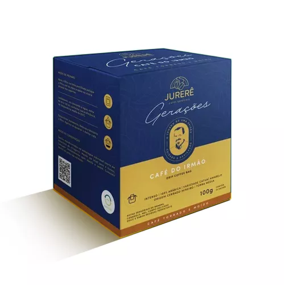 Café Jurerê Linha Gerações Drip Coffee Bag 100g - 10Un de 10g - #5