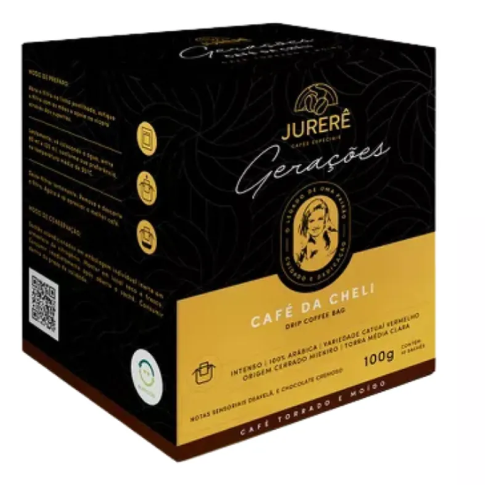 Café Jurerê Linha Gerações Drip Coffee Bag 100g - 10Un de 10g - #7