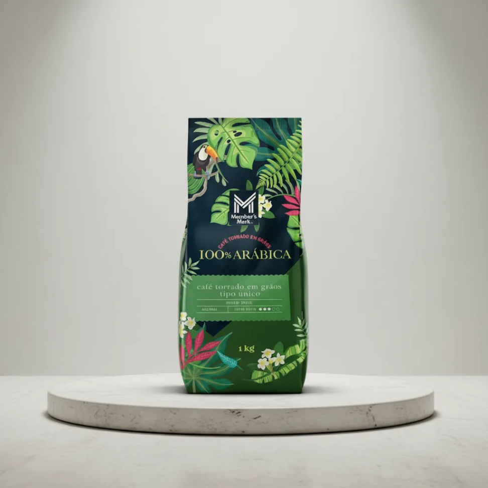 Café Arábica Em Grãos Torra Média Member's Mark 1kg - #5