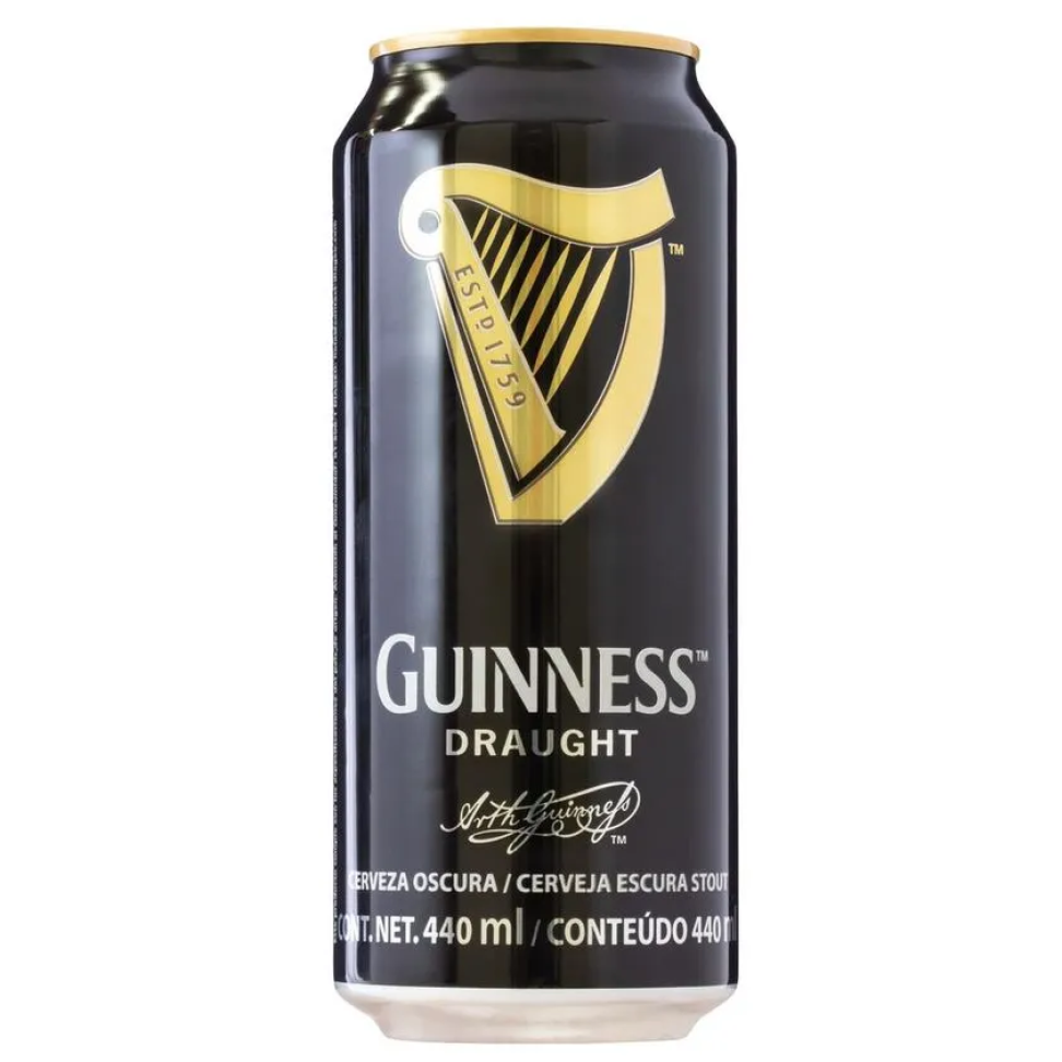 Cerveja Stout Draught Guinness Lata 440ml