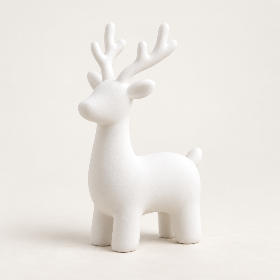 Rena Natalina Decorativa | Miniatura de Natal