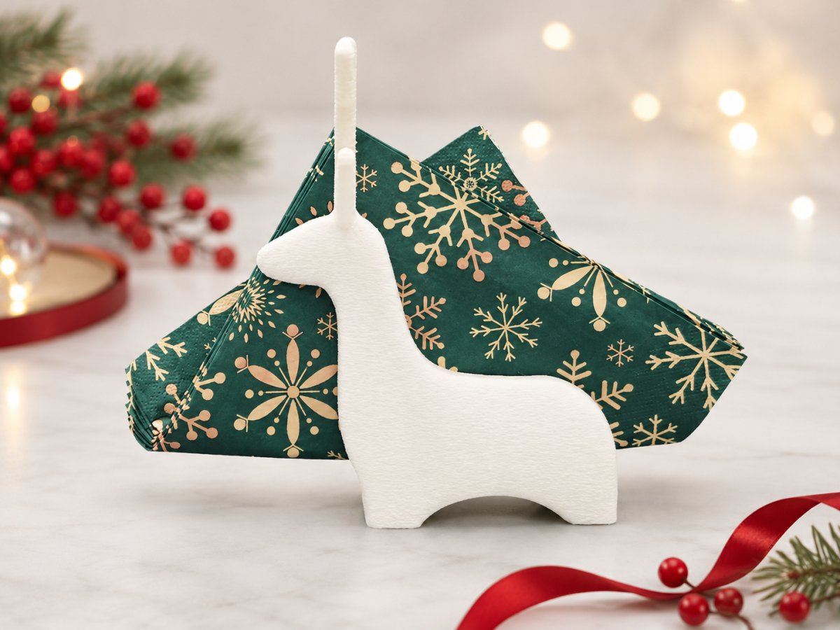 Porta-Guardanapos Rena Natalina | Decoração de Mesa de Natal - #3