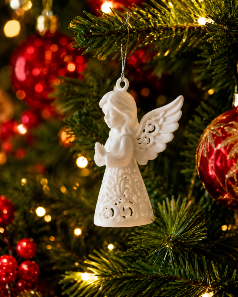 Anjo de Natal Pendente | Enfeite para Árvore