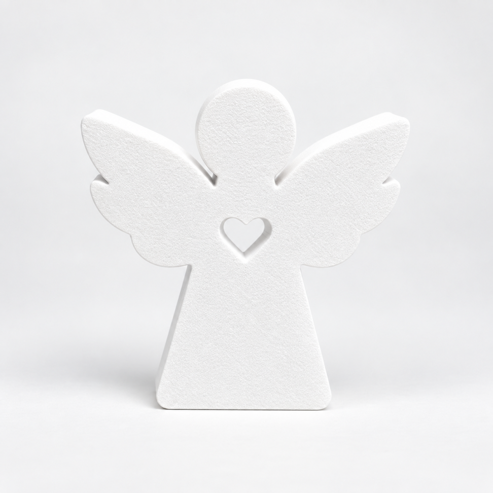 Anjo Natalino com Coração | Decoração de Natal - #3