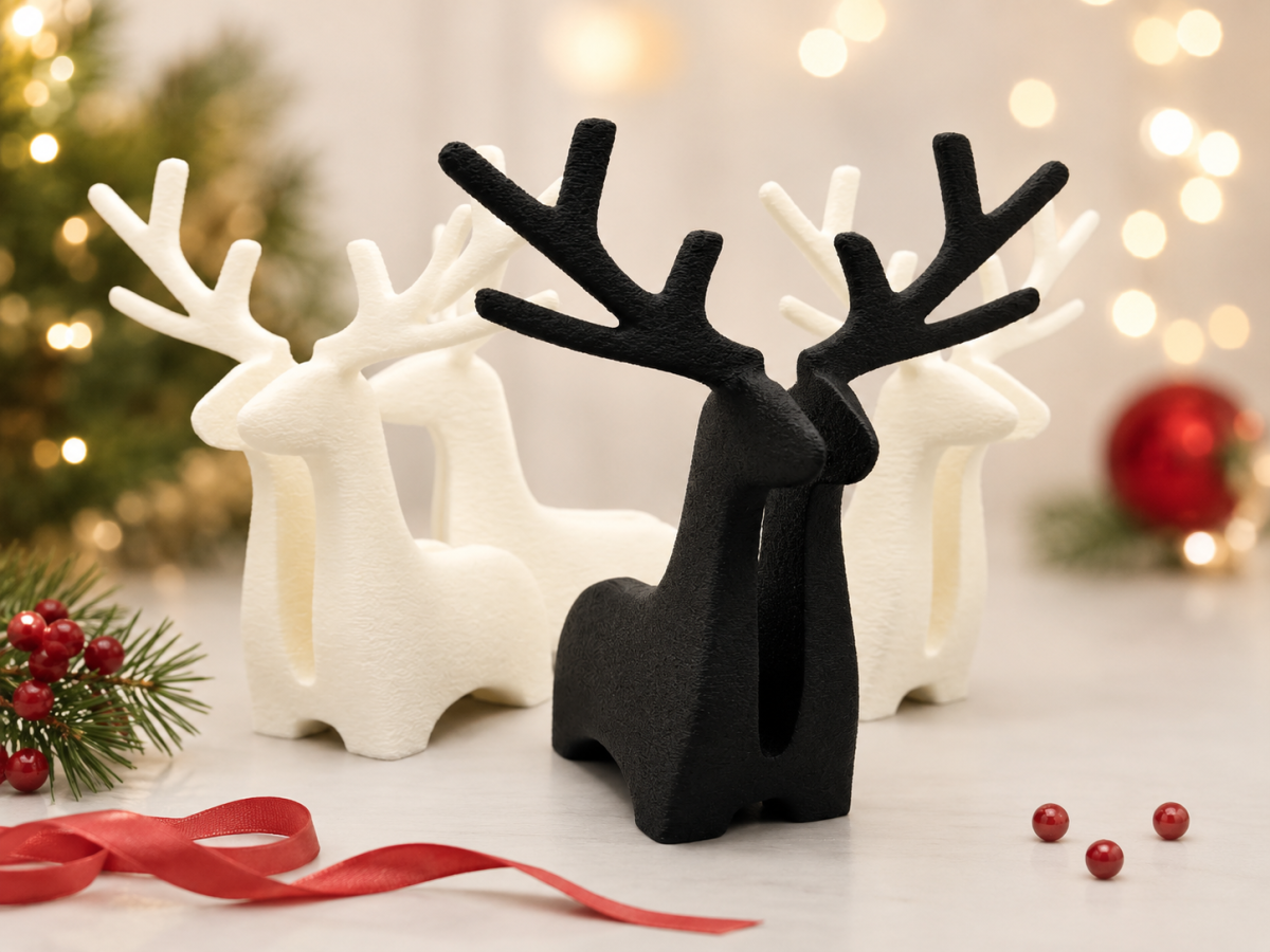 Porta-Guardanapos Rena Natalina | Decoração de Mesa de Natal