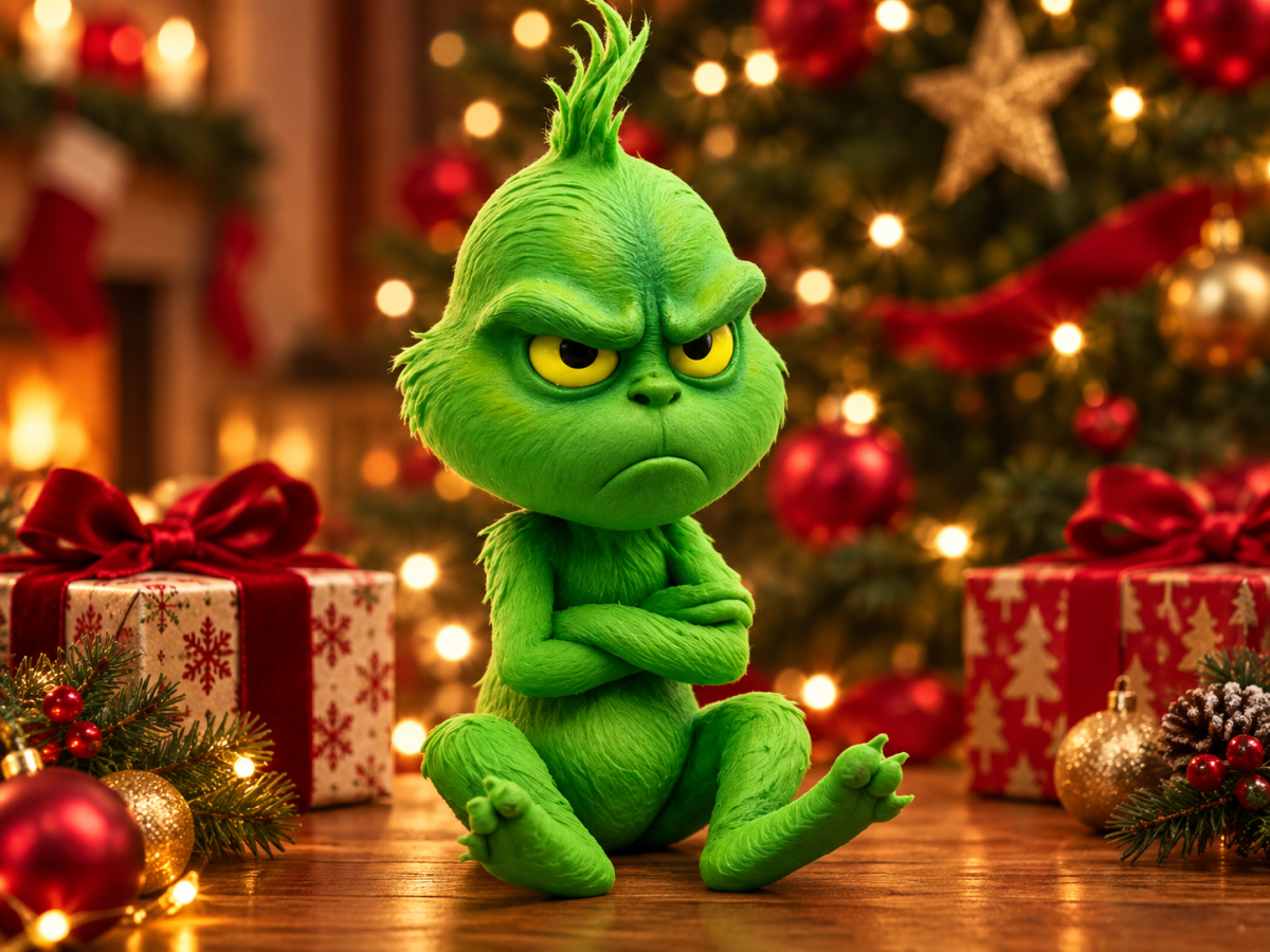 Grinch Rabugento Natalino | Boneco Decorativo de Natal