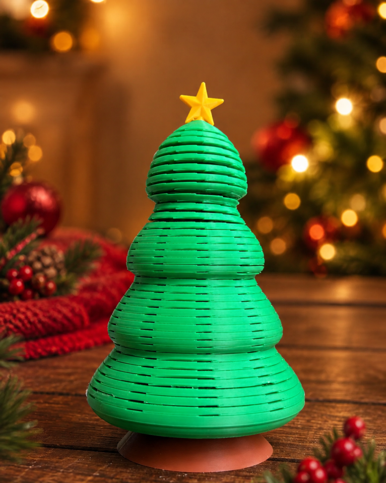 Árvore de Natal Flexível | Decoração Natalina Interativa