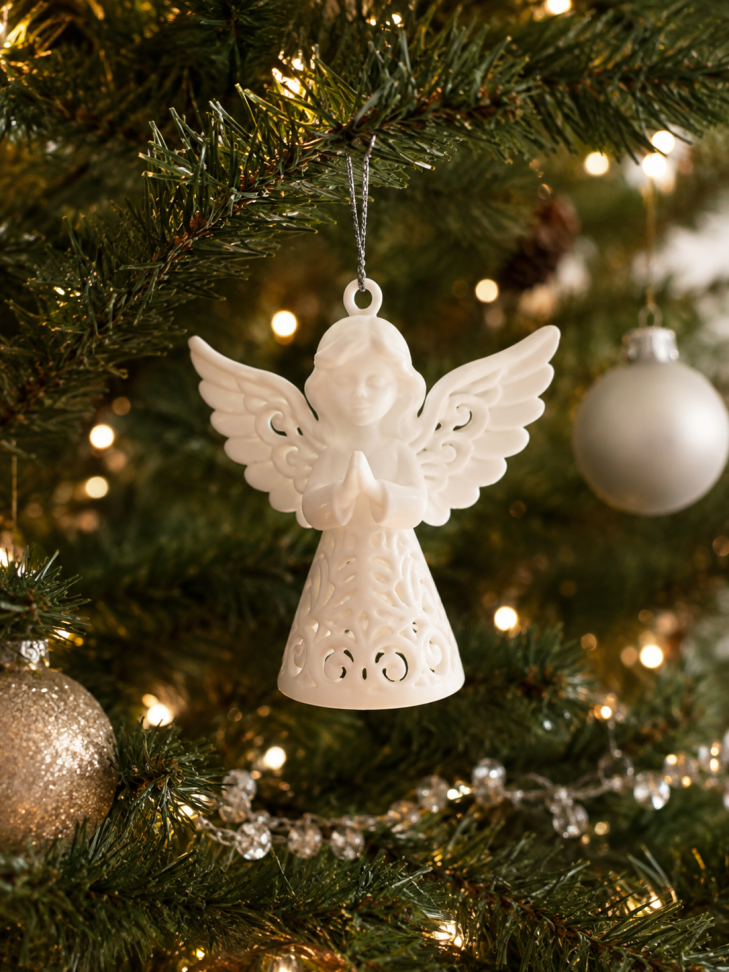 Anjo de Natal Pendente | Enfeite para Árvore