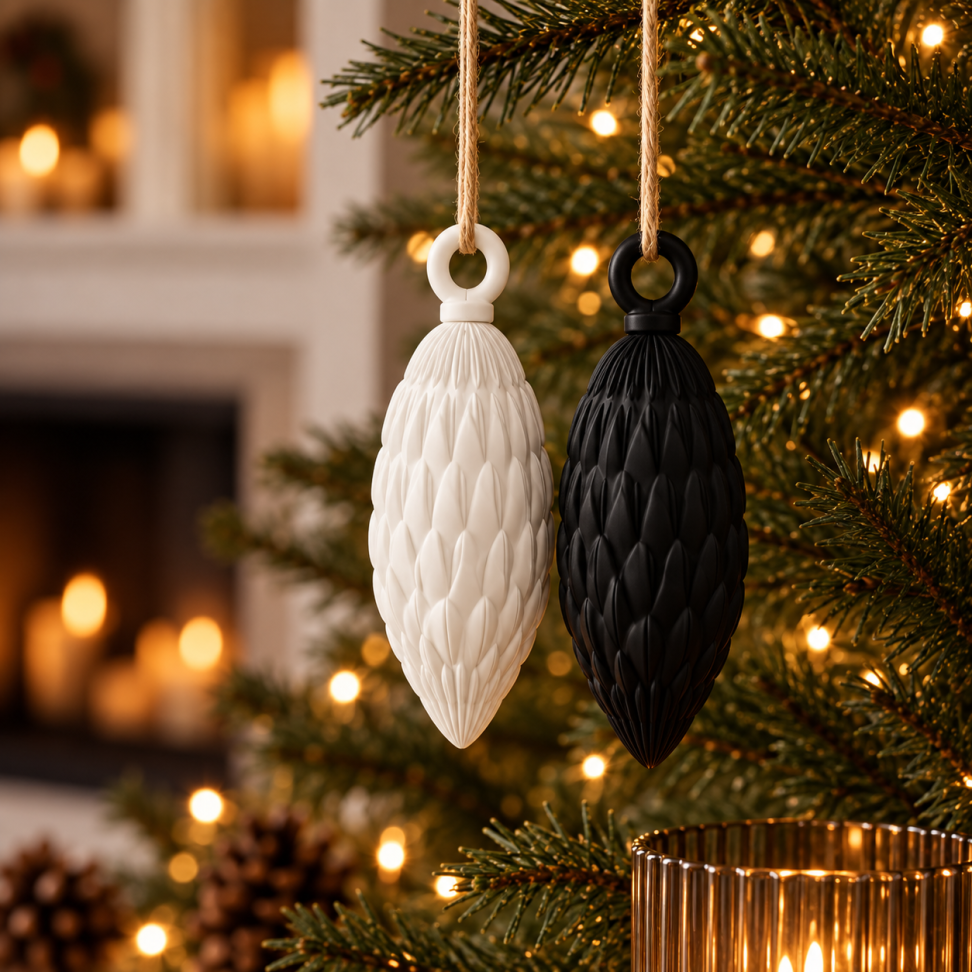 Pinha Natalina Pendente | Enfeite para Árvore de Natal