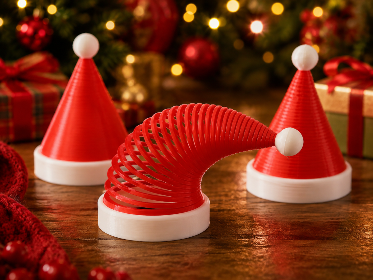 Gorro de Natal Flexível | Decoração Natalina Interativa