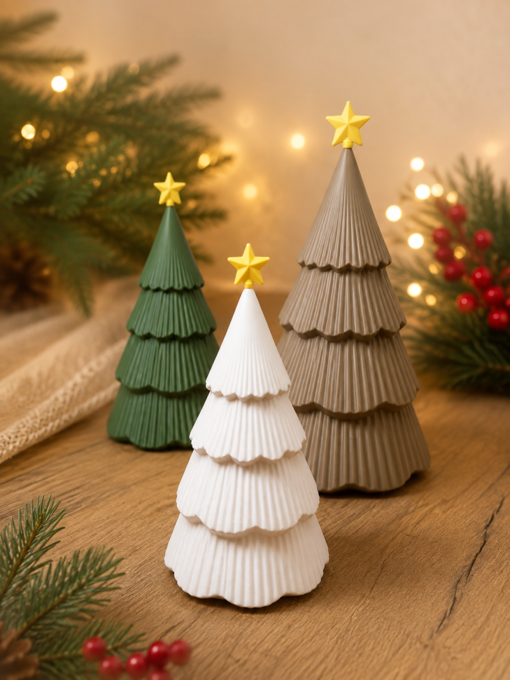 Árvore de Natal com Estrela | Design Escandinavo 🎄✨