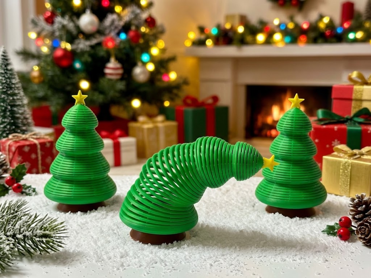Árvore de Natal Flexível | Decoração Natalina Interativa