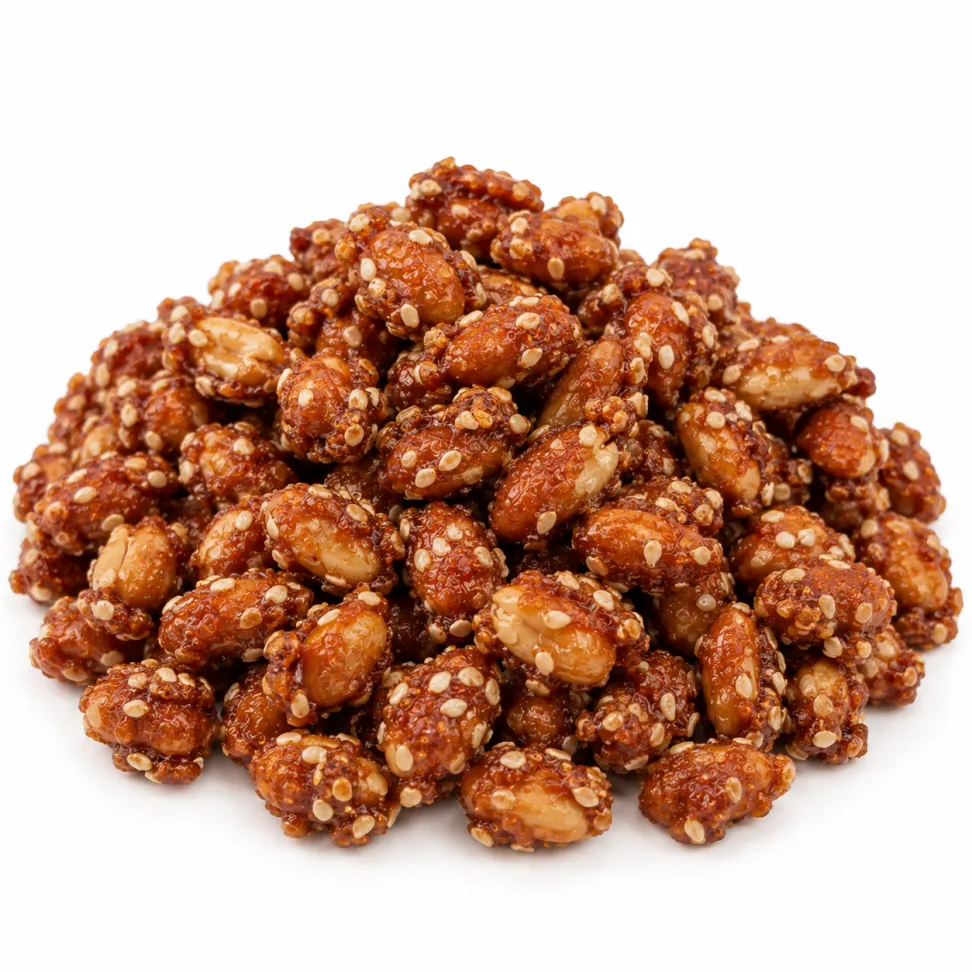 Amendoim Doce Caramelizado com Gergelim