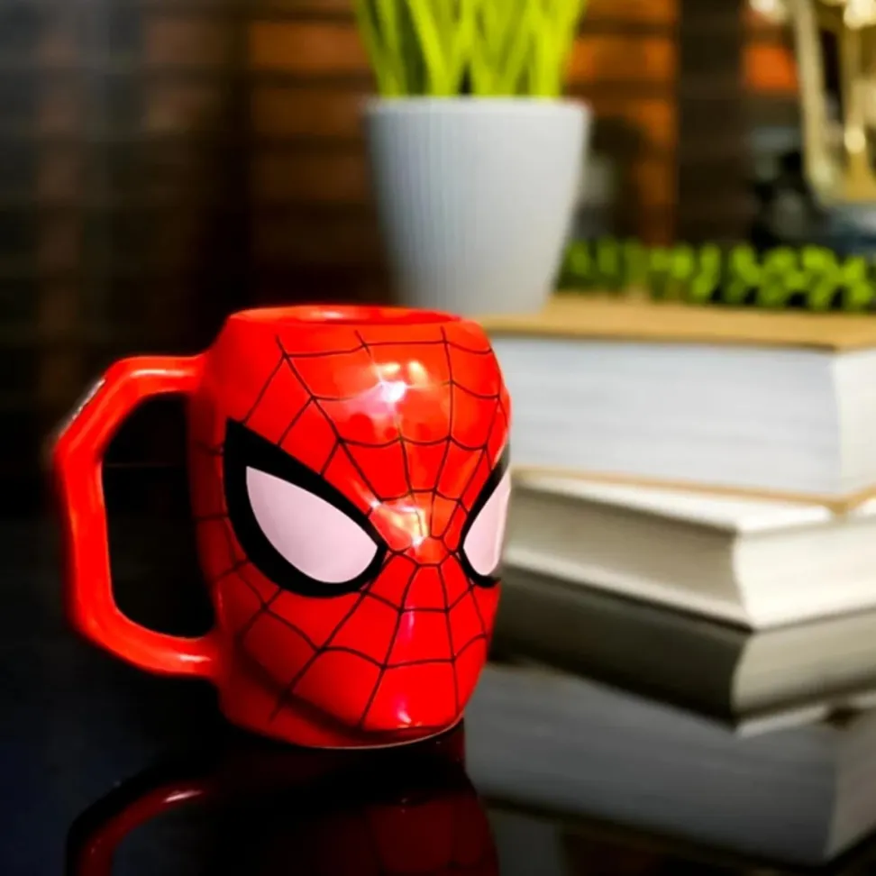 CANECA FORMATO 3D 400ML SPIDER MAN