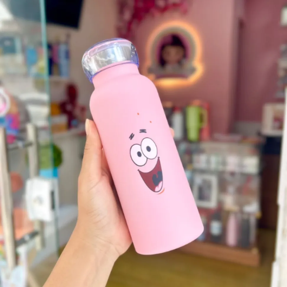 GARRAFA BUBBLE 500ML PATRICK - BOB ESPONJA