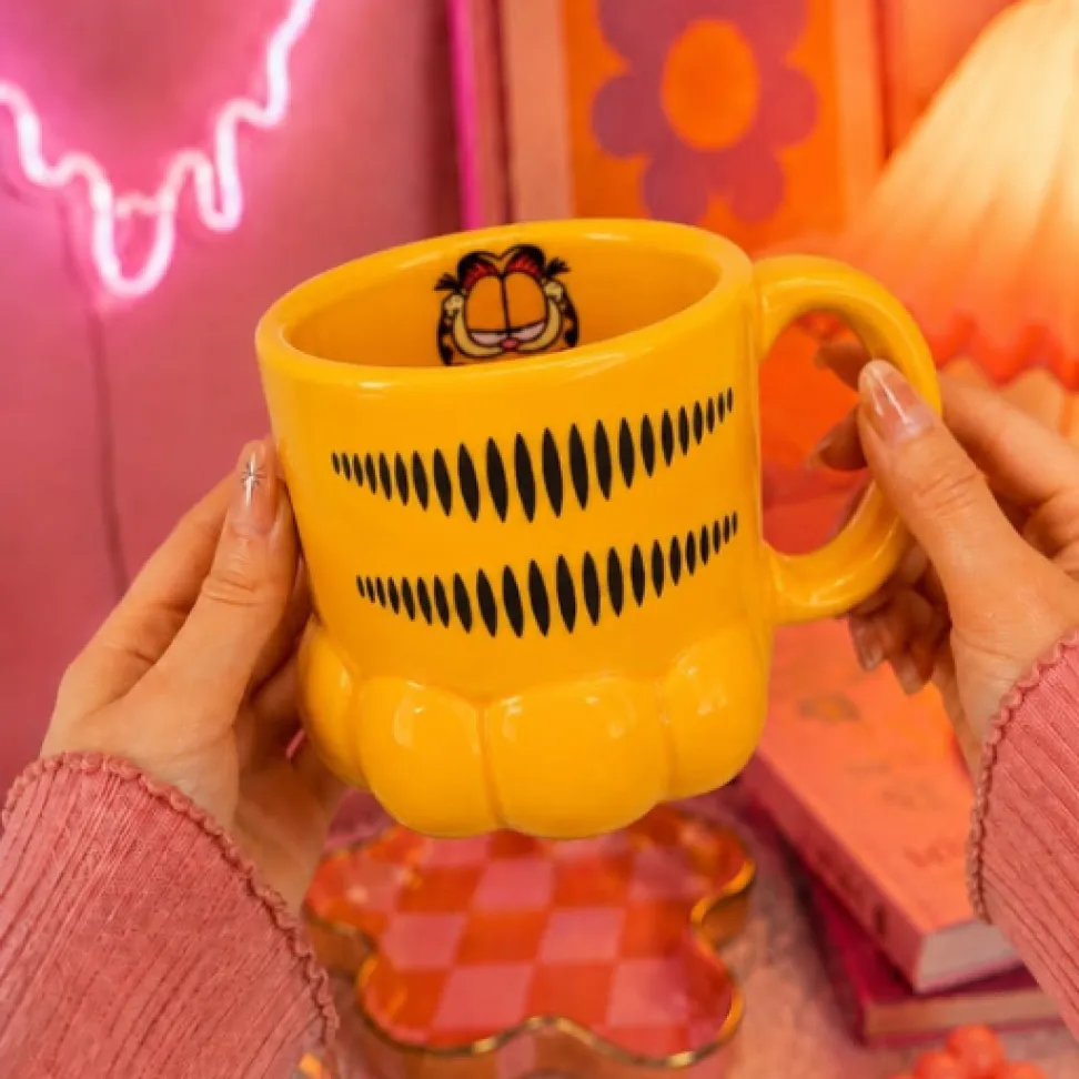 CANECA FORMATO 3D 350ML PATA GARFIELD