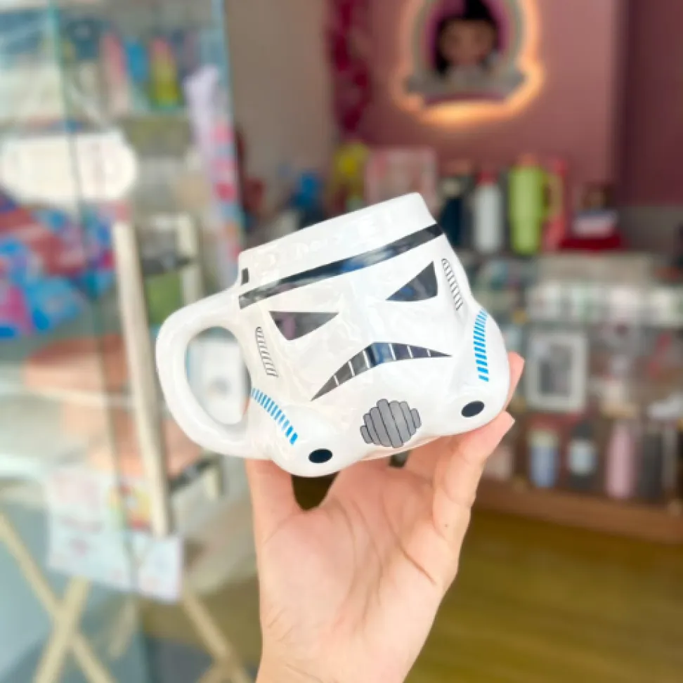 CANECA FORMATO 3D 500ML STORMTROOPER