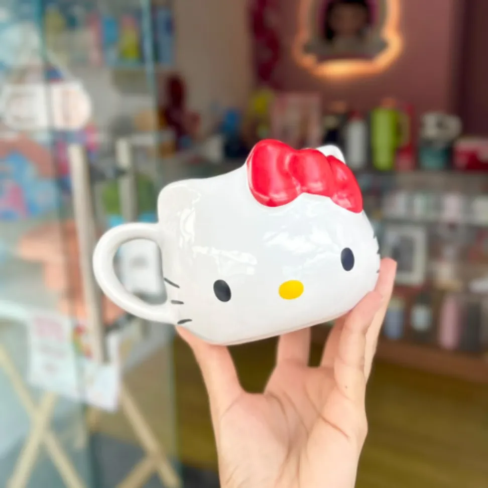 CANECA FORMATO 3D 550ML HELLO KITTY