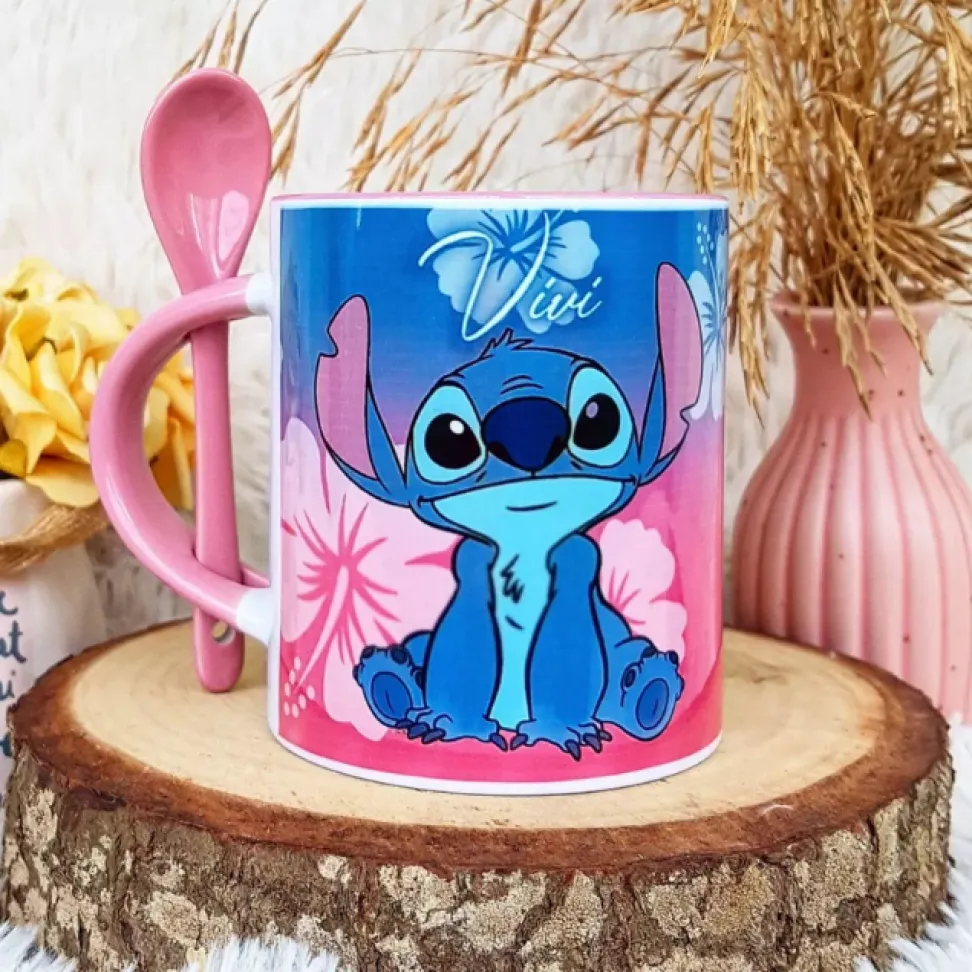 Caneca com Colher - Personalizada