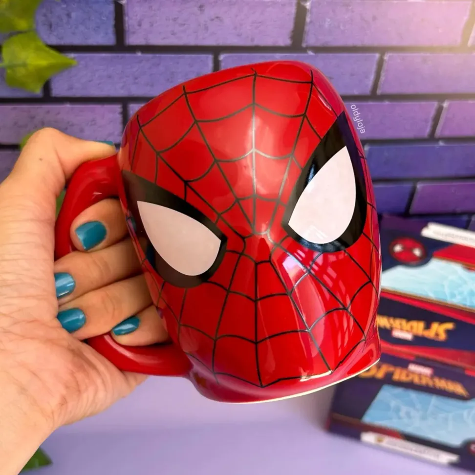 CANECA FORMATO 3D 400ML SPIDER MAN