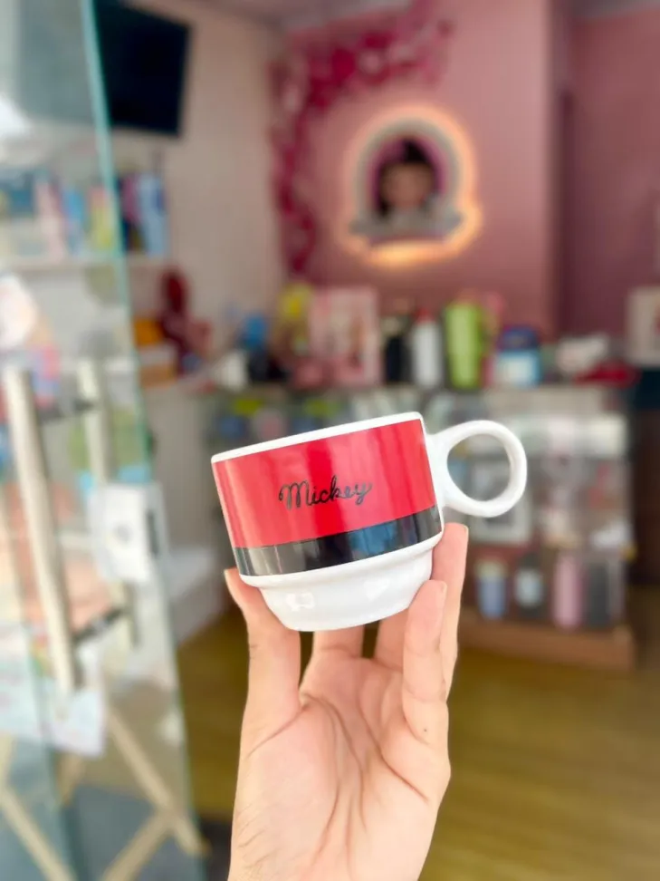 Kit de Canecas/Xícaras Empilháveis Mickey e Minnie Disney - #4